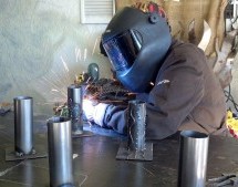 Metal Worker––Writer Anissa Stringer tries her hand at welding
