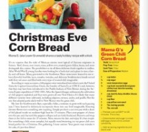 Mama G. shares a tasty holiday recipe––Christmas Eve Corn Bread