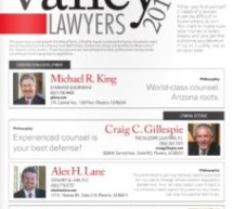 TOP VALLEY LAWYERS 2016