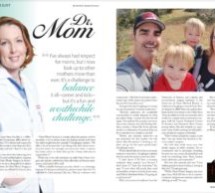 Jennifer Geoghegan, M.D., balances motherhood and a growing medical practice